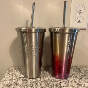 Starbucks | Stainless Steel Insulated Tumblers with Metal straws